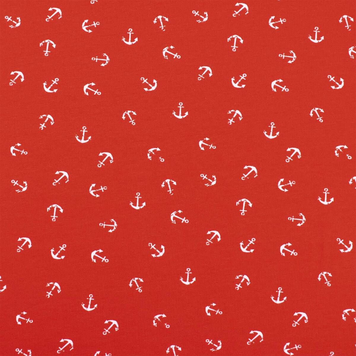 Jersey Stoff Anker, rot box