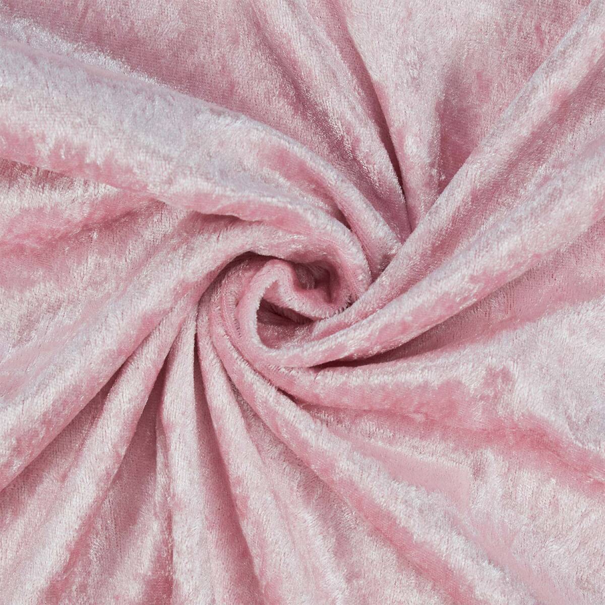 Pannesamt Stoff glänzend, uni rosa box