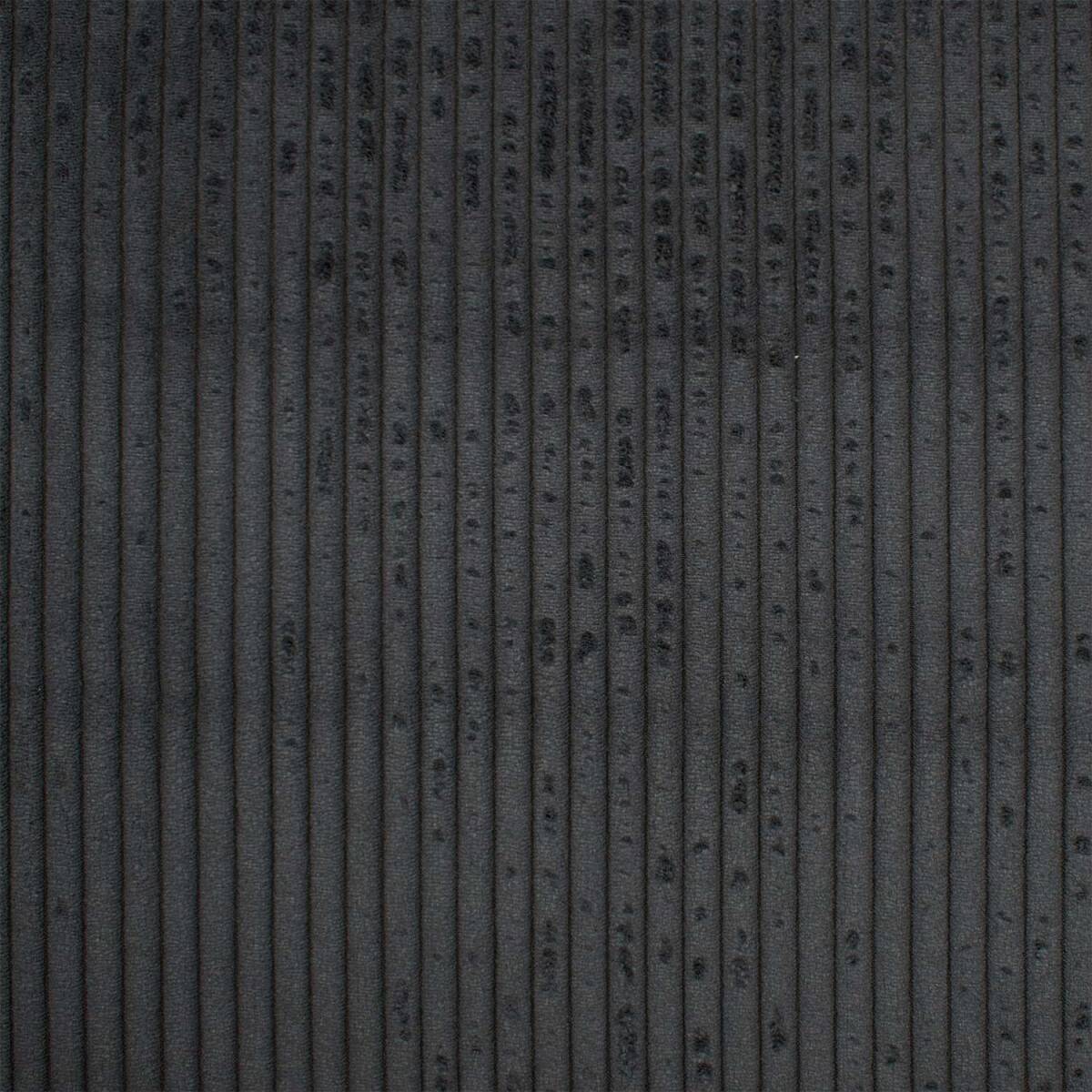 Cord Samt Stoff Wanja, uni schwarz box