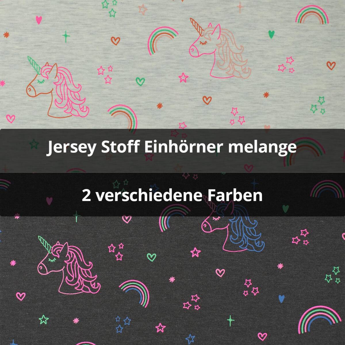 Jersey Einhörner neon, meliert
