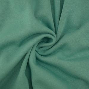 Alpenfleece Stoff Liam, uni smaragd