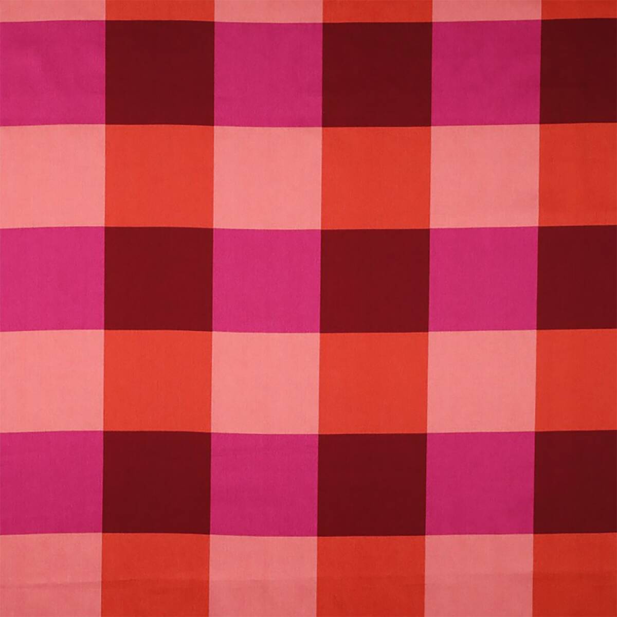Baumwollsatin Large Gingham, blush