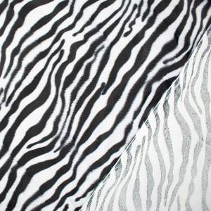 Tierfellimitat Stoff Zebra
