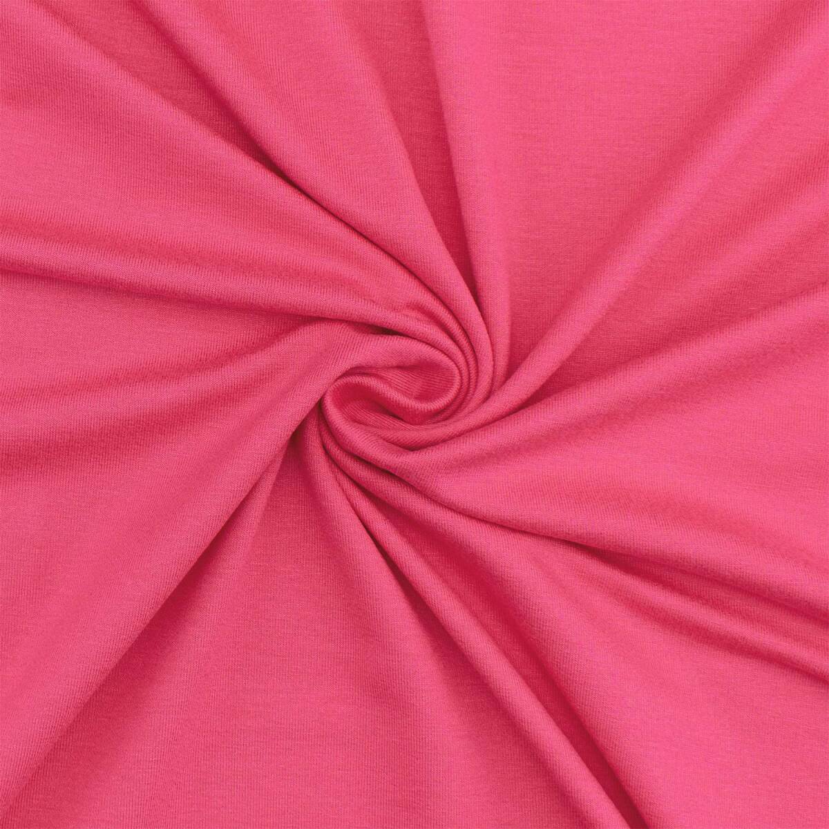 Viskose-Jersey Stoff, uni pink box