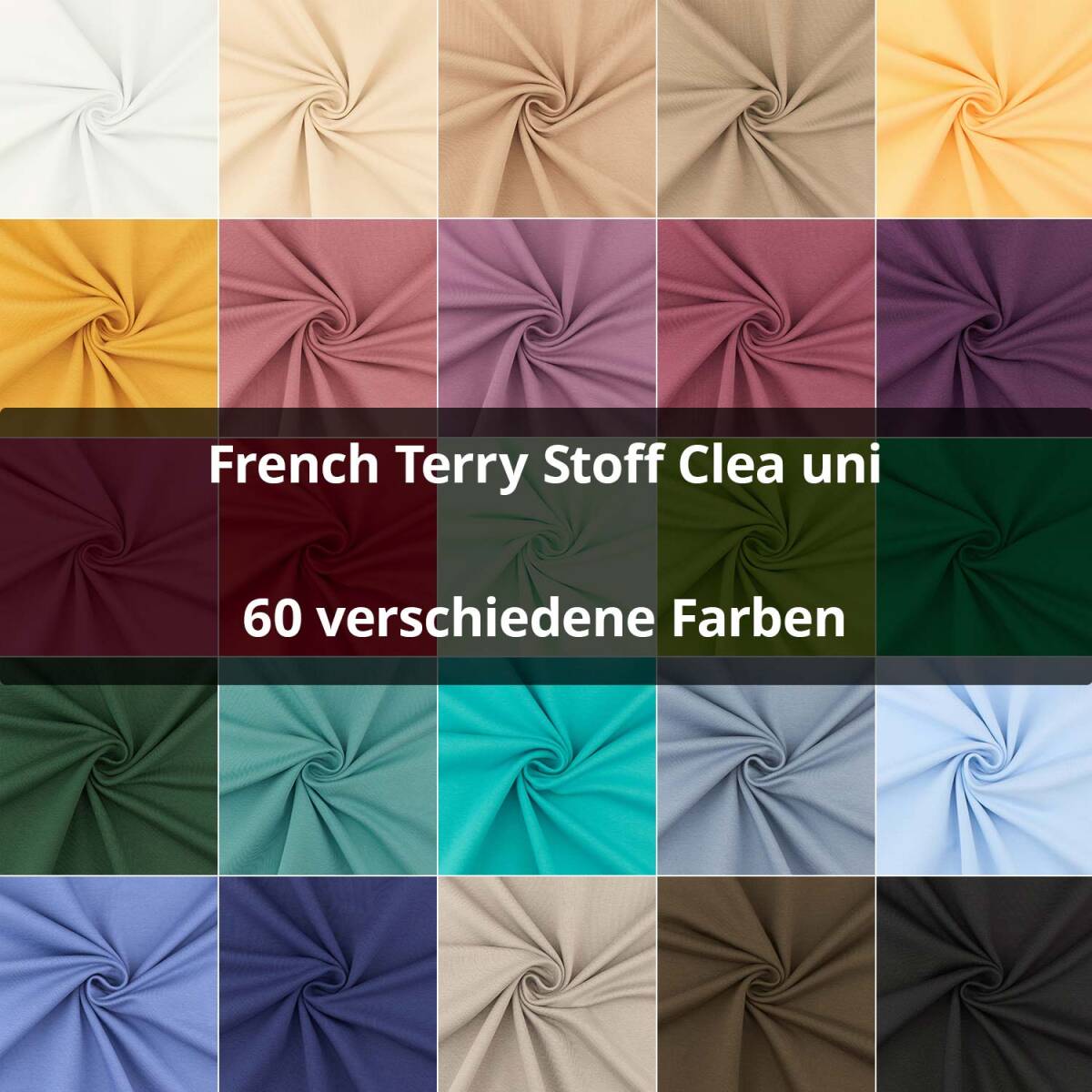 French Terry Stoff Clea, uni