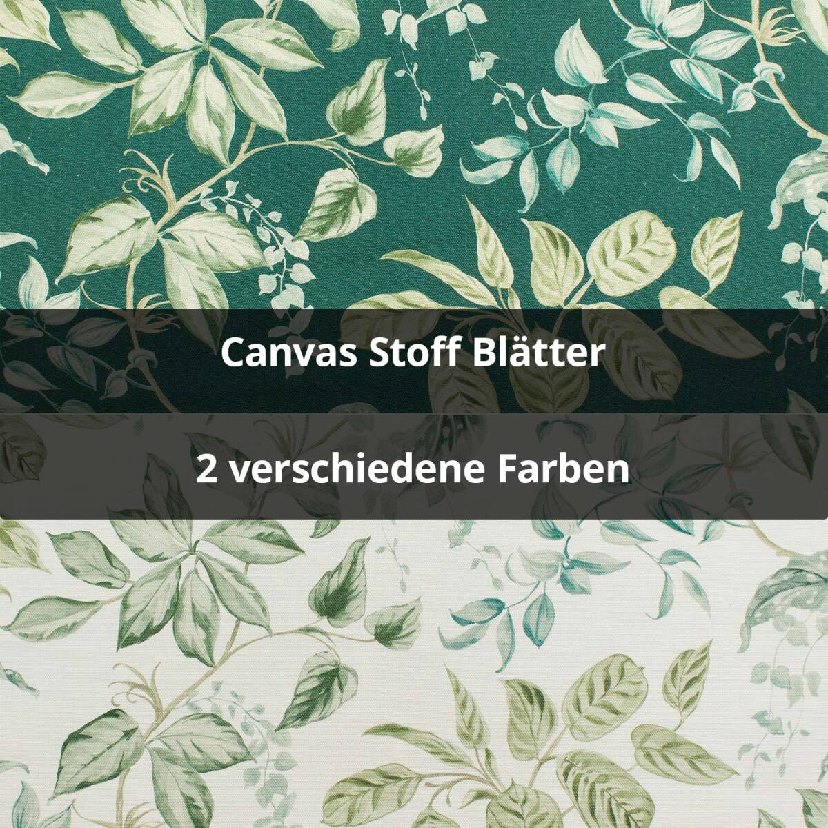 Canvas Stoff Blätter