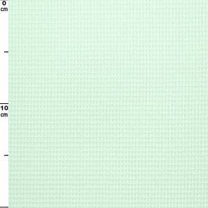 Waffelpiqué Stoff Mini, uni mint