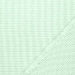 Waffelpiqué Stoff Mini, uni mint