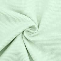 Waffelpiqué Stoff Mini, uni mint