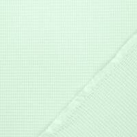 Waffelpiqué Stoff Mini, uni mint