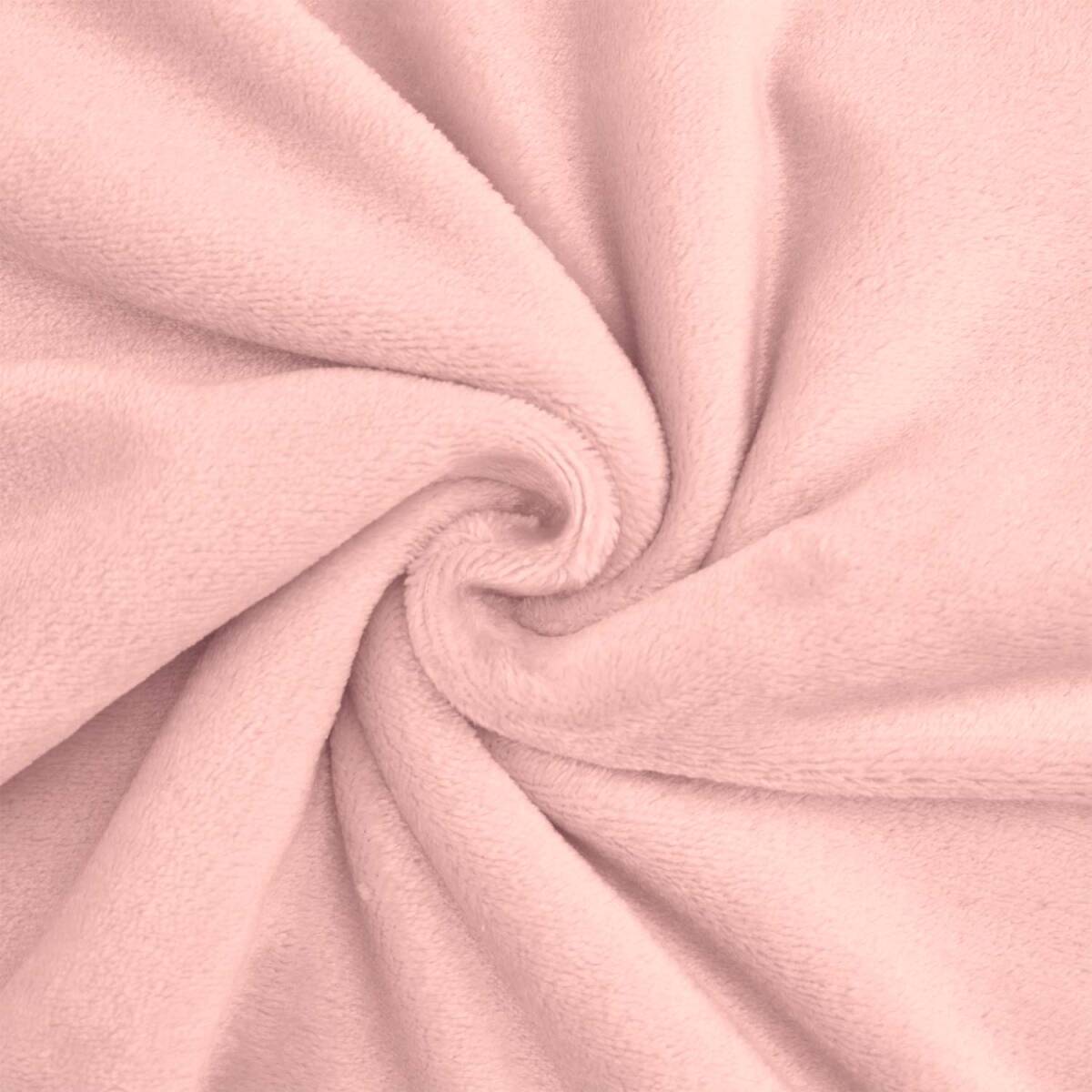 Wellness Fleece Stoff, uni hellrosa box
