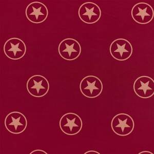 Softshell Stoff Sterne, rot
