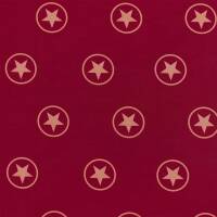 Softshell Stoff Sterne, rot
