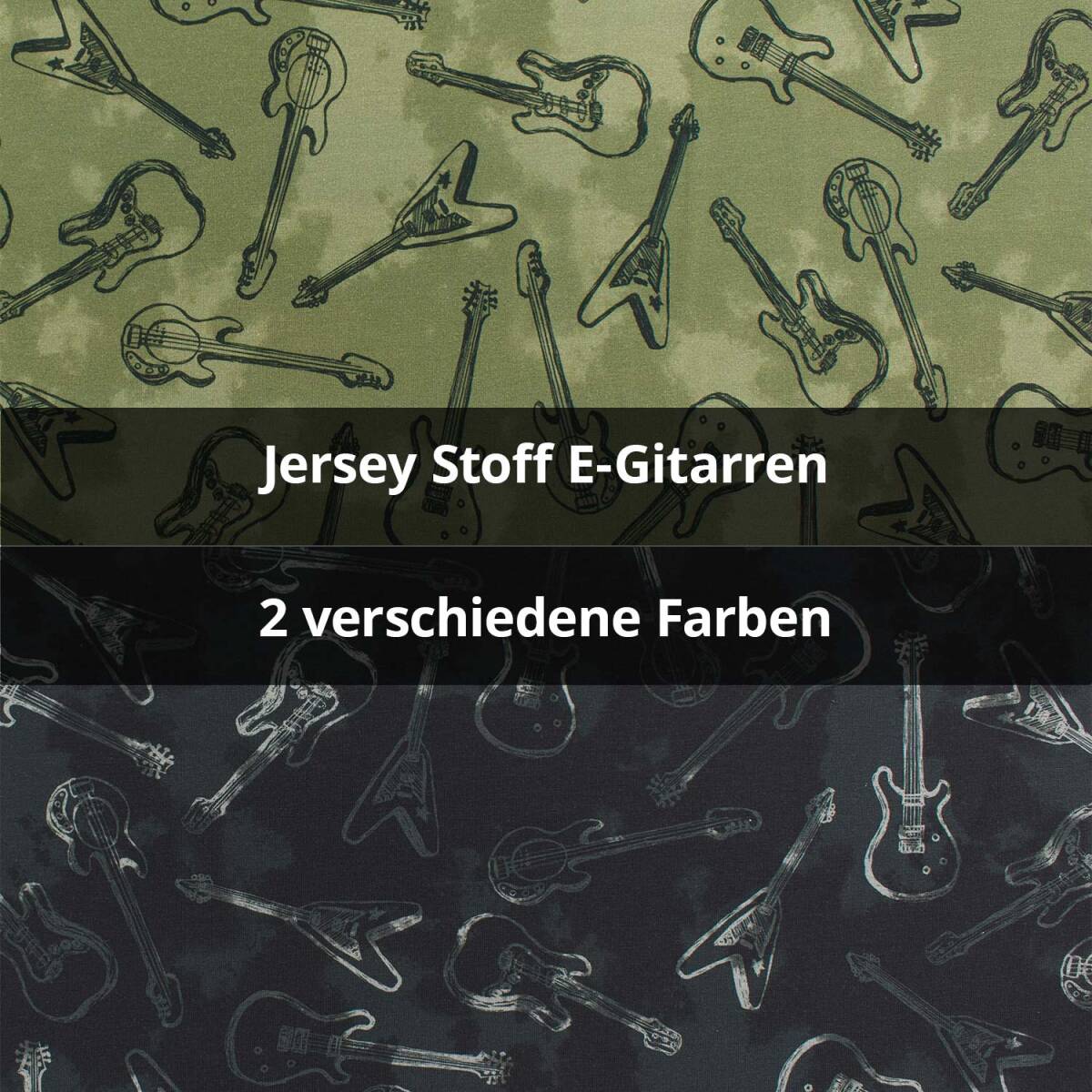 Jersey Stoff E-Gitarren