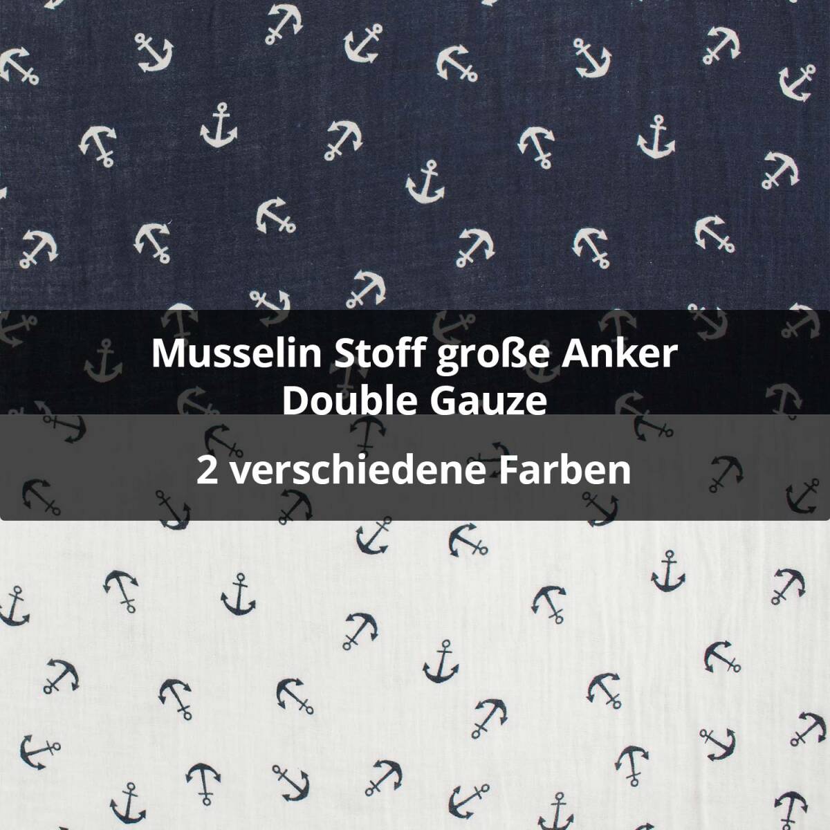 Musselin große Anker, Double Gauze