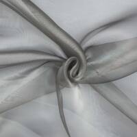 Organza Stoff Two Tone, silber/grau