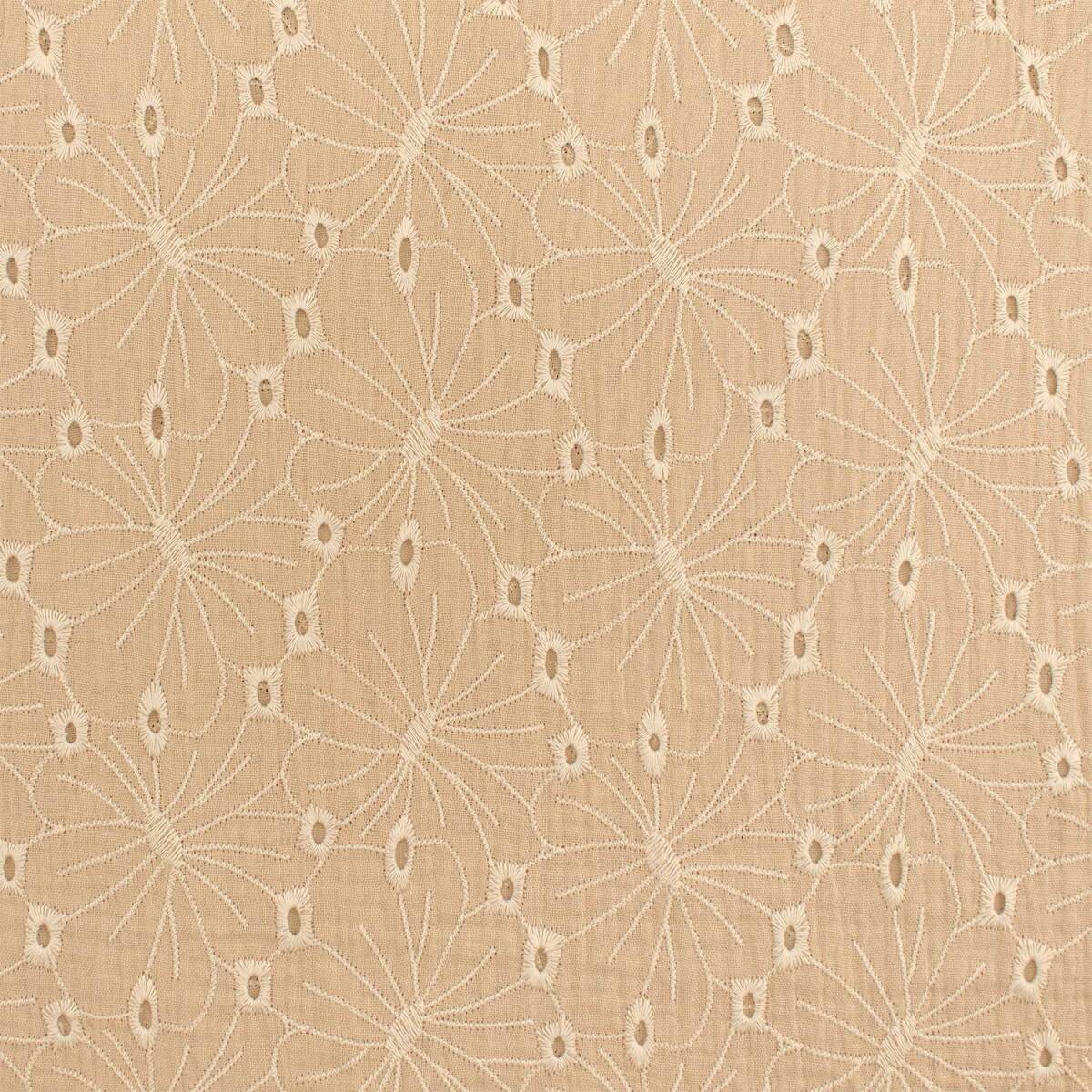 Musselin Blumen, Embroidery Lochstickere box