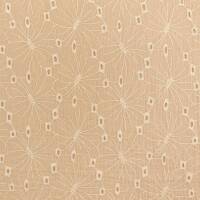 Musselin Blumen, Embroidery Lochstickerei, Double Gauze, beige
