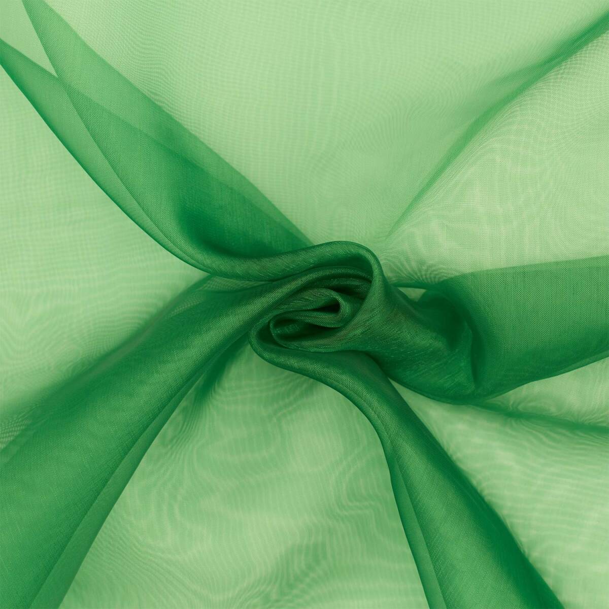 Organza Stoff, uni grün box