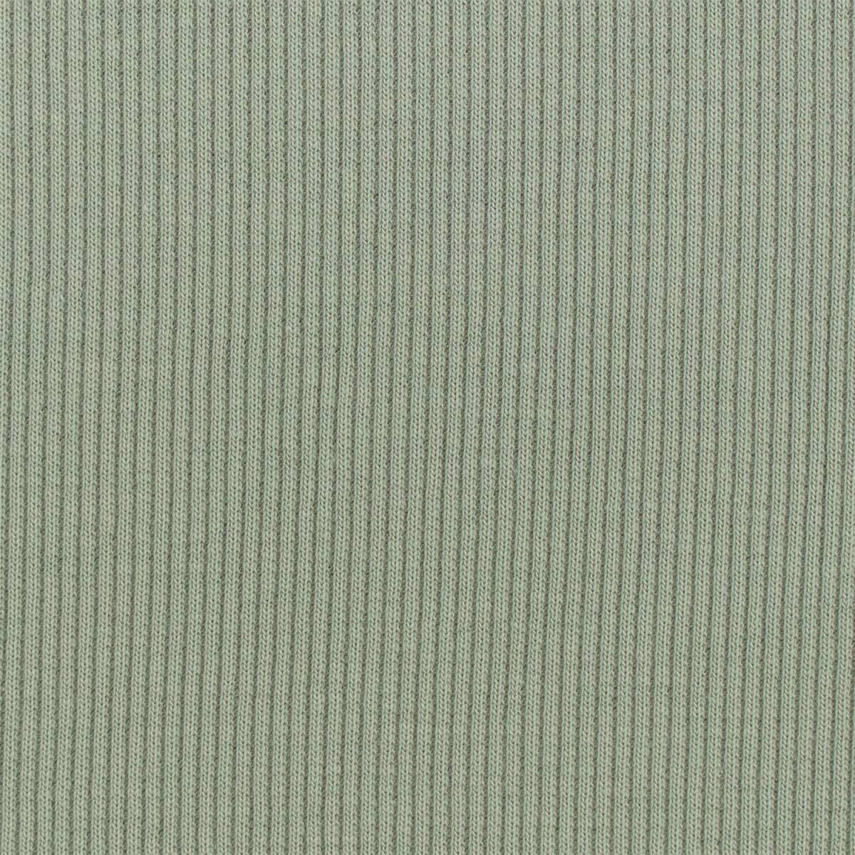 Rippjersey Stoff, uni dunkelmint box