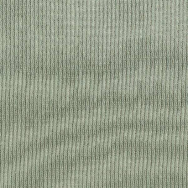 Rippjersey Stoff, uni dunkelmint