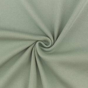 Rippjersey Stoff, uni dunkelmint