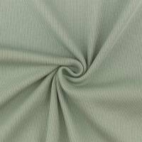 Rippjersey Stoff, uni dunkelmint