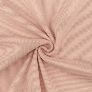 Rippjersey Stoff, uni hellrosa