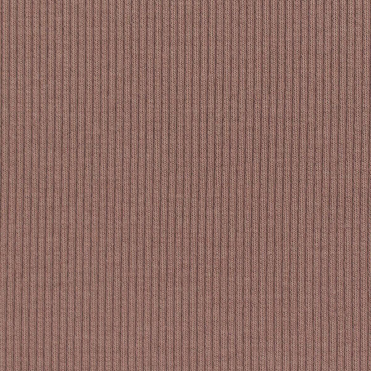 Rippjersey Stoff, uni mauve box