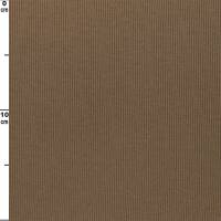 Rippjersey Stoff, uni braun