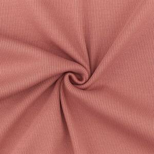 Rippjersey Stoff, uni rosa