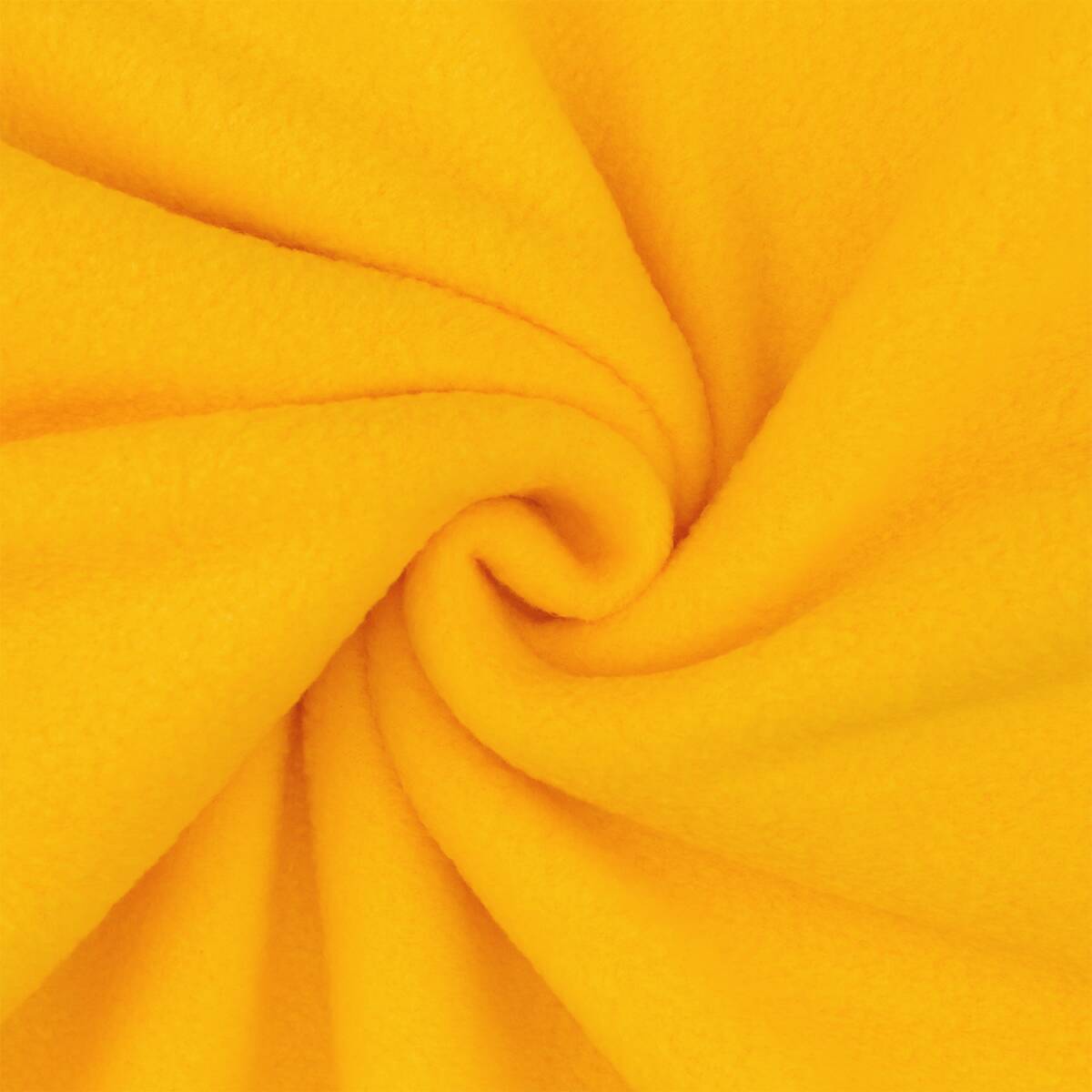 Polarfleece Stoff antipilling, uni gelb box