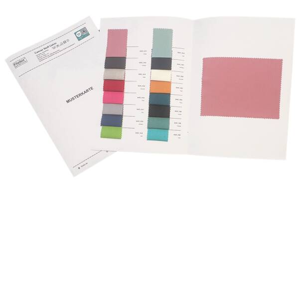Musterkarte - Canvas Stoff Calvin, uni