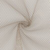 Netzstoff Meshgewebe, taupe