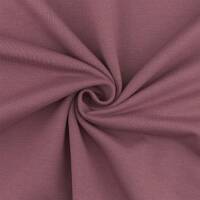 French Terry Stoff Maike, ungeraut, uni mauve
