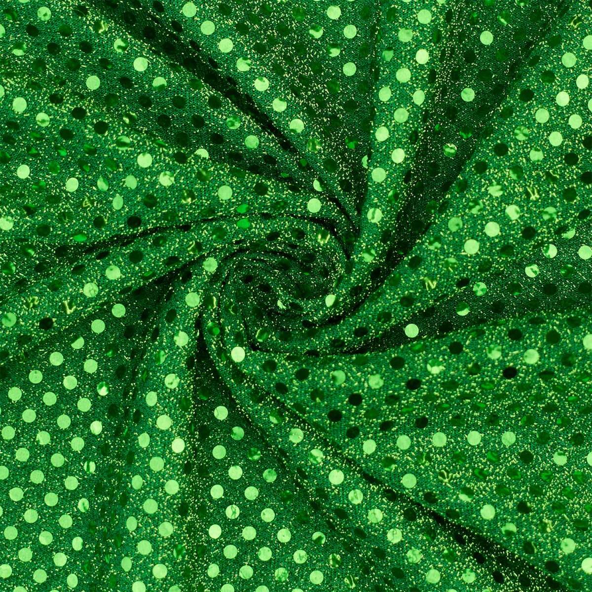 Paillettenstoff, Kreise 4mm, glänze box
