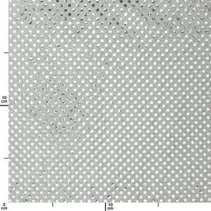 Paillettenstoff, Kreise 4mm, glänzend, silber