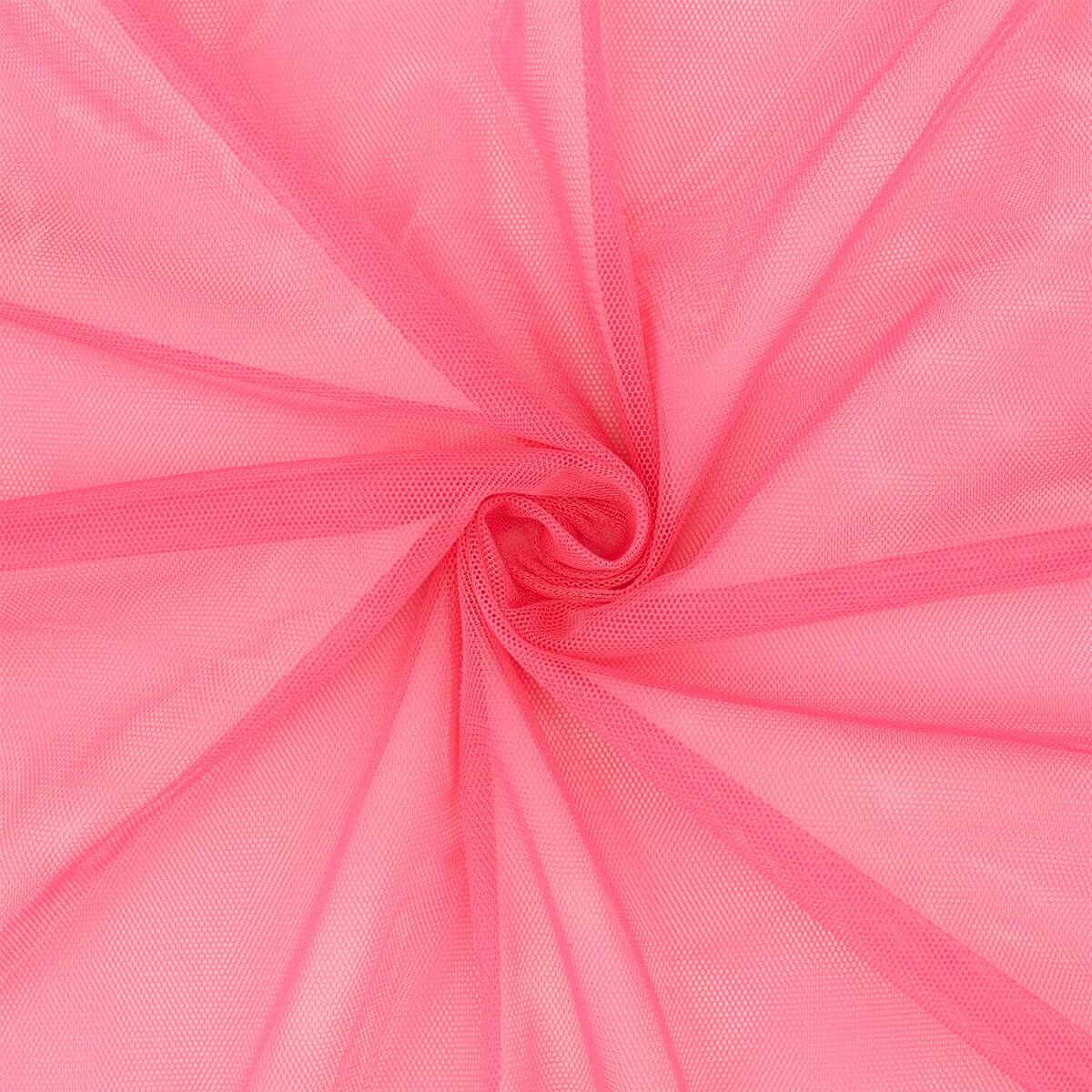 Softtüll Stoff, weich, uni pink box