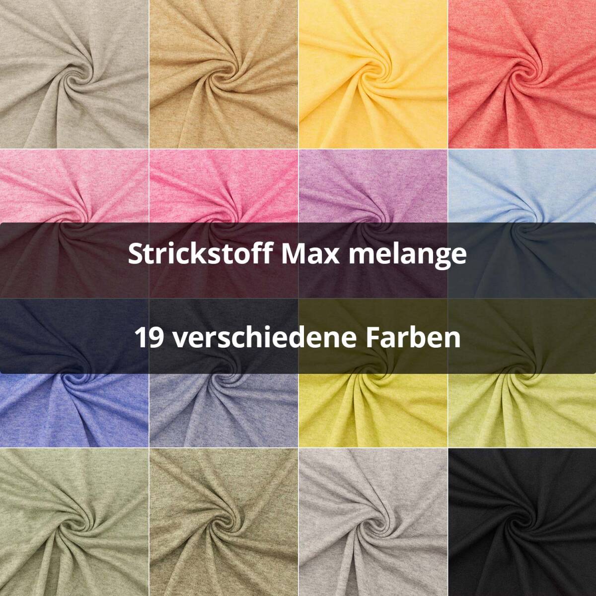 Strickstoff Max, leichte Qualität, melange