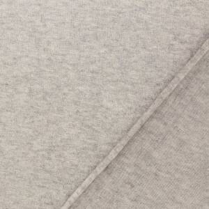 Strickstoff Max, leichte Qualität, melange grau