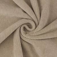 Cordjersey Stoff, uni taupe