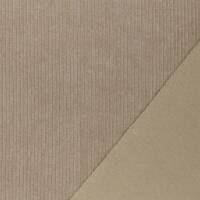 Cordjersey Stoff, uni taupe