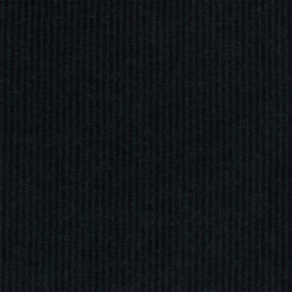 Cordjersey Stoff, uni schwarz