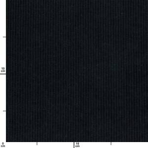 Cordjersey Stoff, uni schwarz
