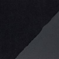 Cordjersey Stoff, uni schwarz